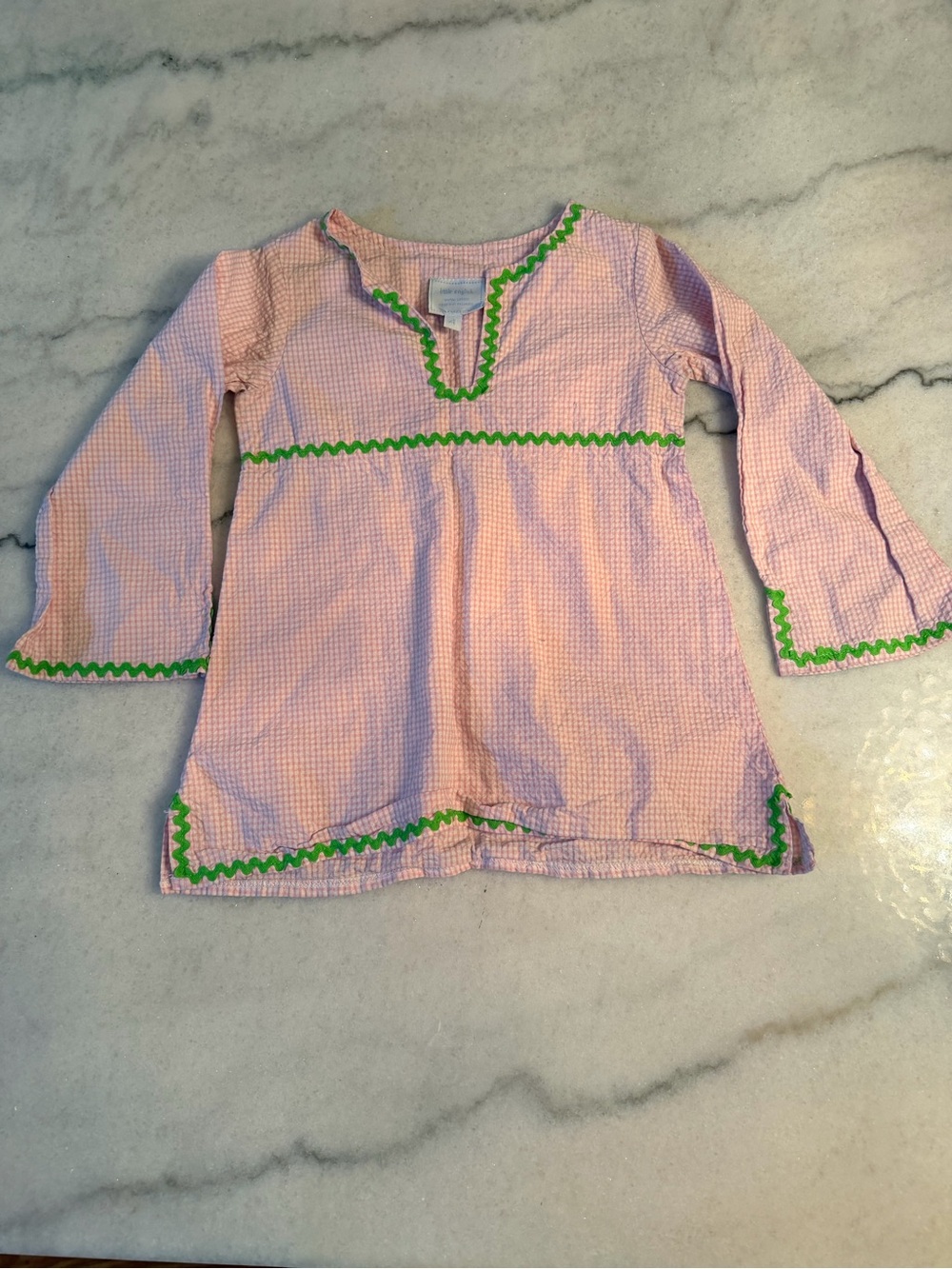 Little English Gingham Long Sleeve